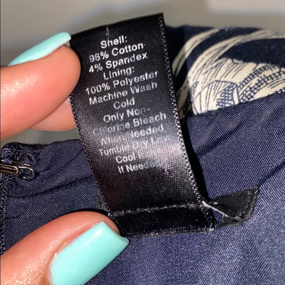 Ann Taylor Navy Floral Dress - Picture 14 of 14